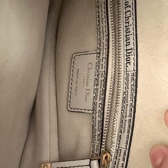 Dior Limited Edition Saddle Calfskin Bag with Newspaper Print - Picture 12 of 12